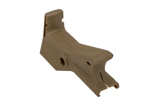 The Strike Industries Cobra hand stop FDE attaches directly to picatinny rails